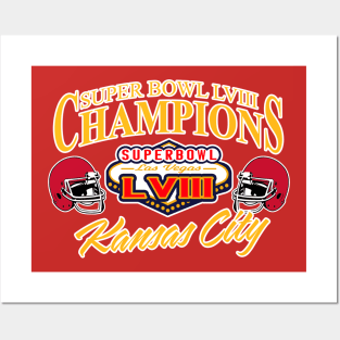 Kanas City Super Bowl LVIII Champions Posters and Art